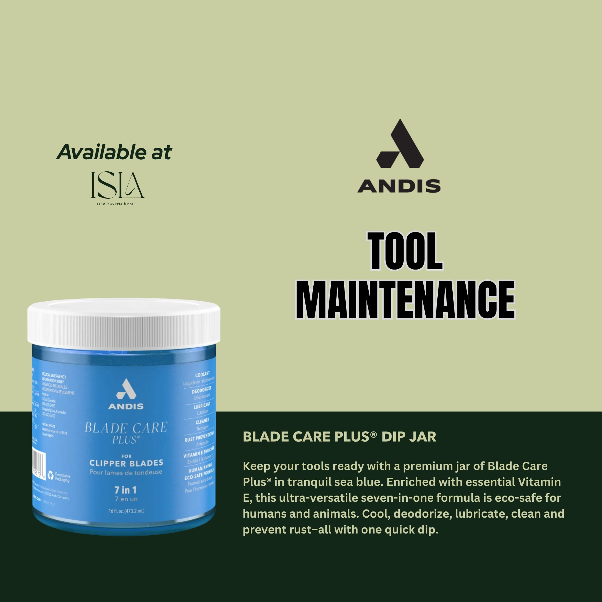 BLADE CARE PLUS® DIP JAR - Isla Beauty Supply2