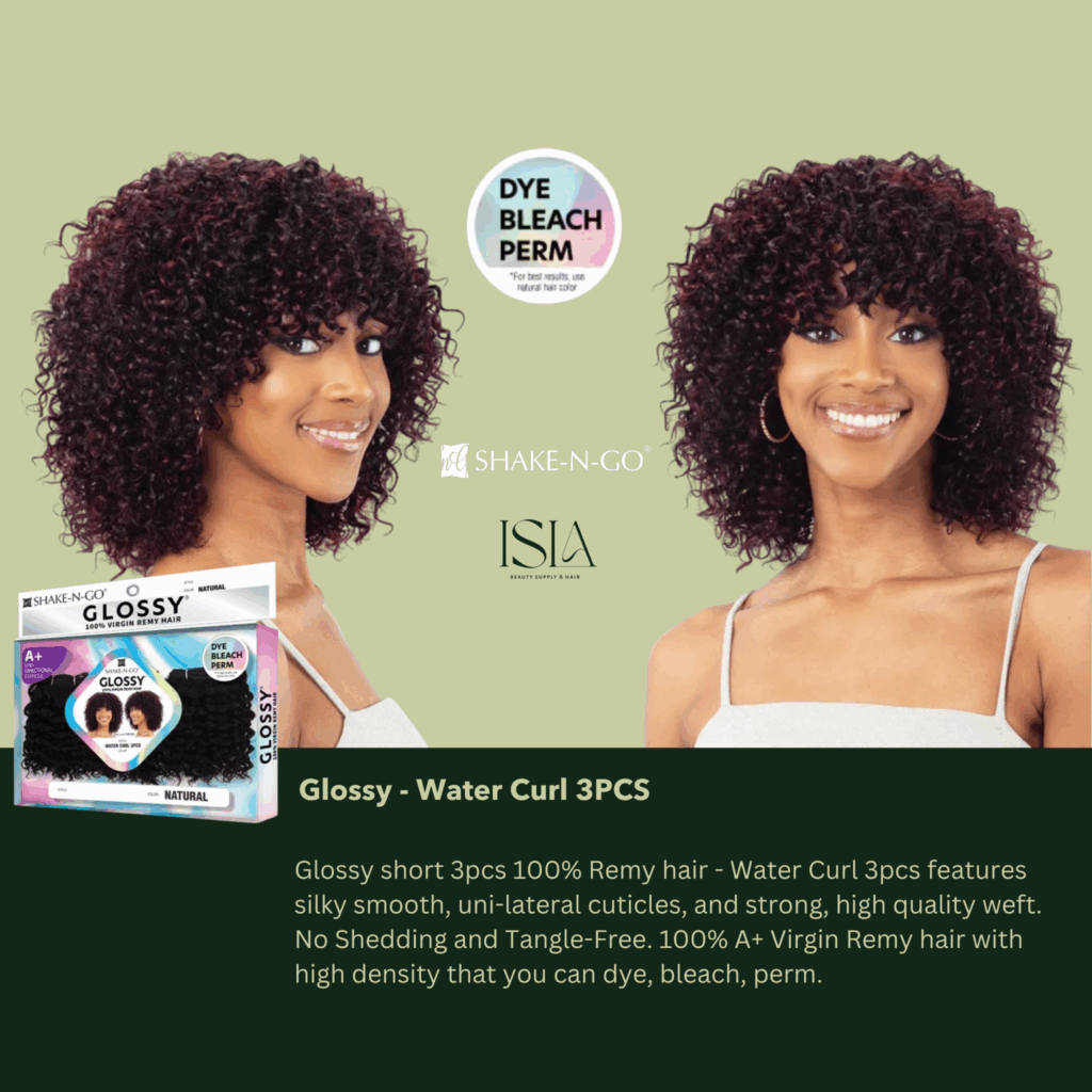 GLOSSY - WATER CURL 3PCS WEAVE- ISLA BEAUTY SUPPLY