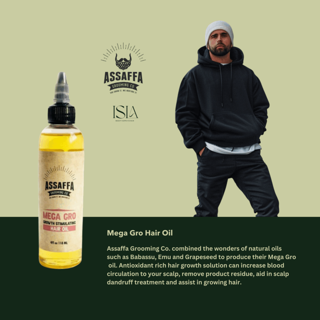 Mega Gro Hair Oil - Assaffa - Isla Beauty Supply