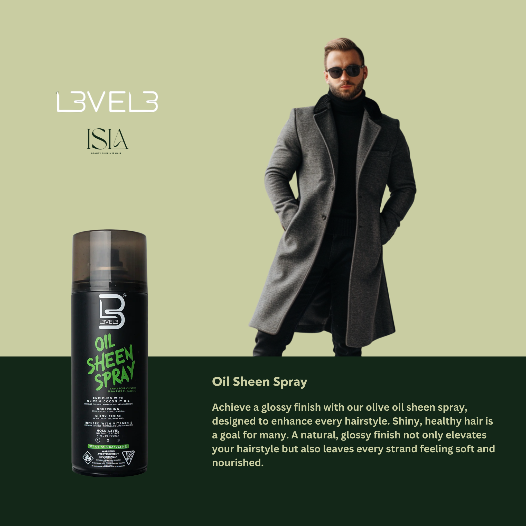 Oil Sheen Spray - level 3 - Isla Beauty Supply