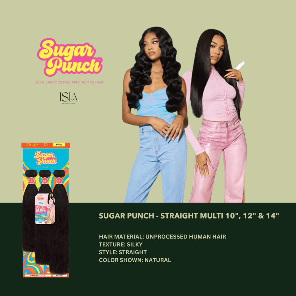 SUGAR PUNCH - STRAIGHT MULTI 10, 12_& 14" Isla Beauty Supply