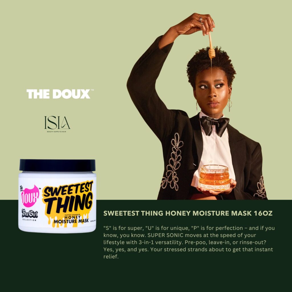 THE DOUX SWEETEST THING HONEY MOISTURE MASK 16OZ - Isla Beauty Supply